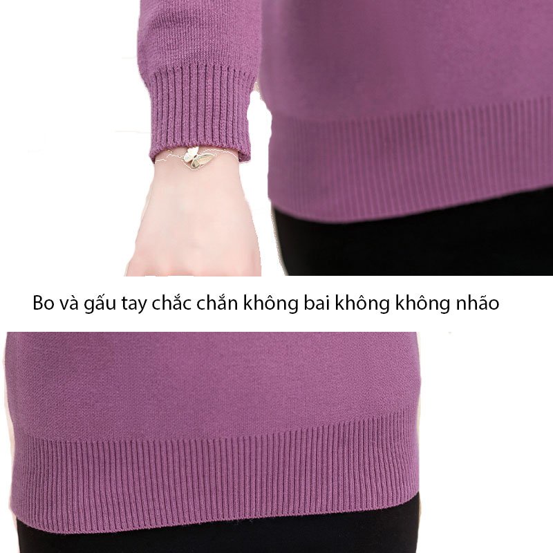 Áo len lót lông cho mẹ bà nhiều màu AL14