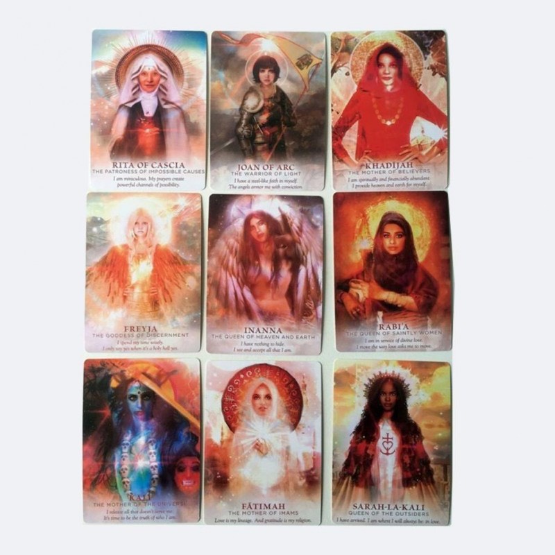 Bộ bài The Divine Feminine Oracle: A 53-Card Deck & Guide for Embodying Love Cards – May 22, 20