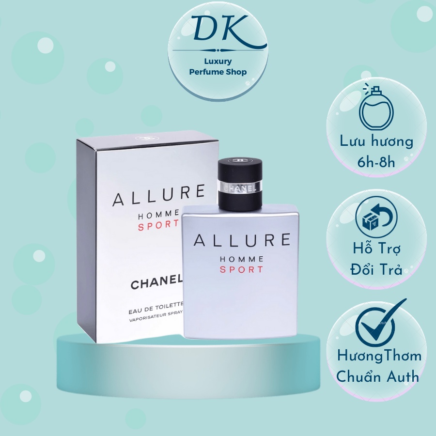 Nước hoa nam nữ allure homme sport dầu thơm quyến rũ thơm mát lịch lãm Daikon Store