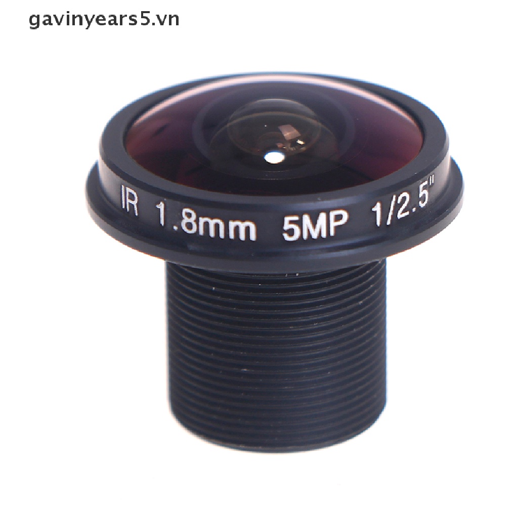 Ống Kính Fisheye 5 Triệu 1.8mm Góc Rộng 360 Độ F1: 2.0 Chuyên Dụng Cho CCTV