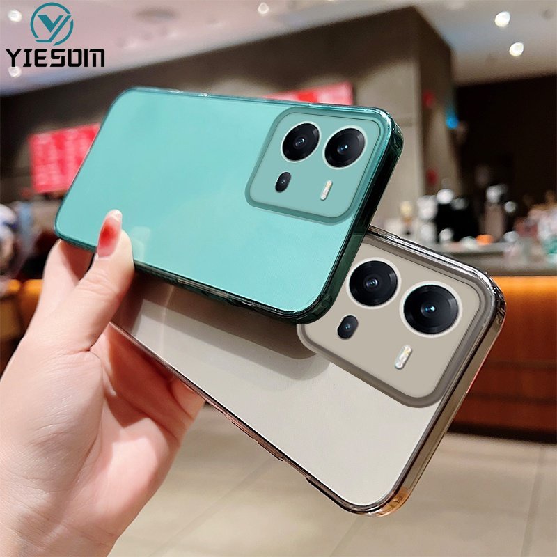 Ốp Điện Thoại Silicon TPU Mềm Trong Suốt Chống Sốc In Họa Tiết Bóng Đá Cho Vivo V25 Pro V23 5G V25E V23E V21E V21 V20 4G