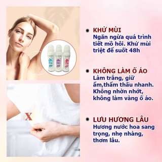 Lăn khử mùi trắng da nữ Levinia 70ml
