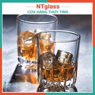 Ly thủy tinh đáy khía 280ml nhập khẩu Thái Lan