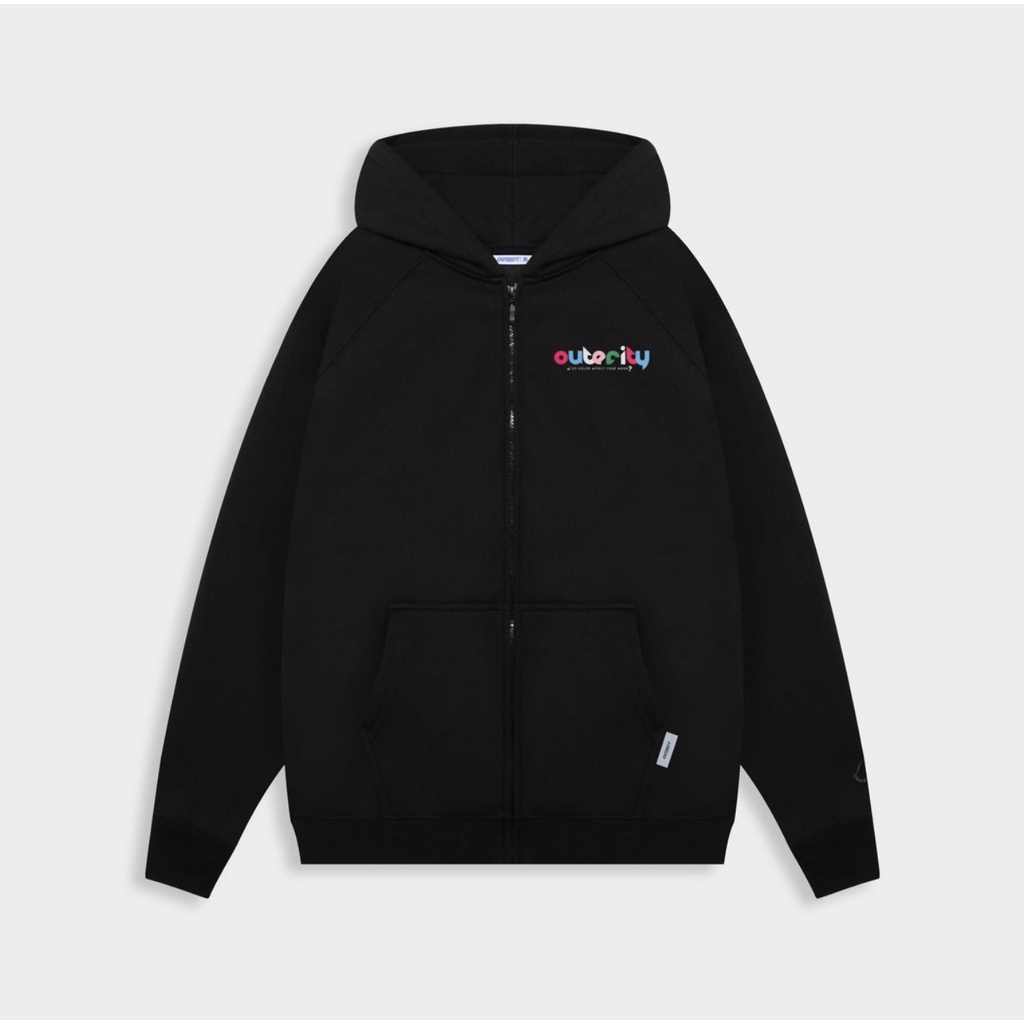 Áo hoodie Zip , áo nỉ kéo khóa Local Brand Outerity Signature Unisex
