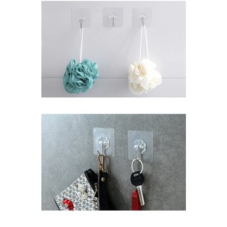 Móc dán tường siêu dính 6x6cm