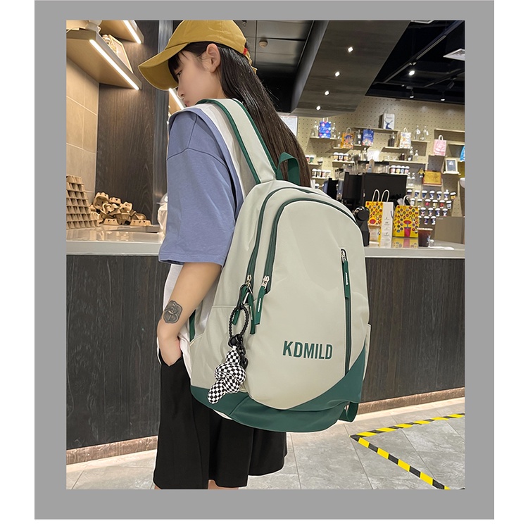 Ba Lô Đi Học Siêu Nhẹ Sức Chứa Lớn Thiết Kế Đơn Giản Hợp Thời Trang