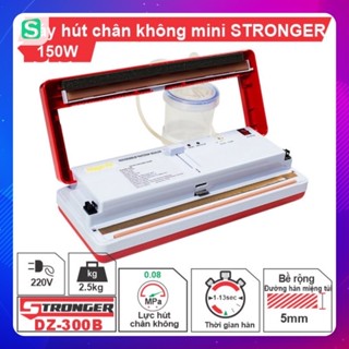 Máy hút chân không DZ300B (HÚT NƯỚC). Thiết kế nhỏ gọn cho thực phẩm, không kén túi. Máy hút chân không mini