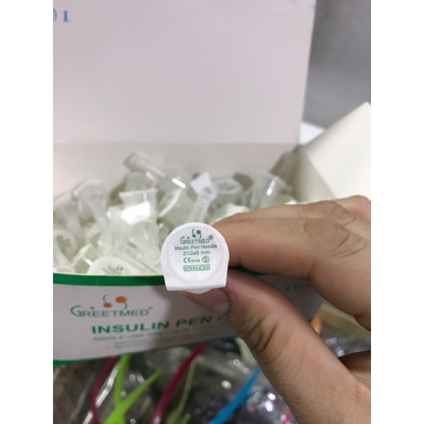 ❤ Đầu bút kim tiêm insulin chích tiểu đường 31G  dùng cho bút chích insulin tiểu đường Greetmed