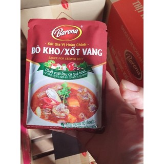 Xốt gia vị hoàn chỉnh Bò Kho/ Xốt vang Barona