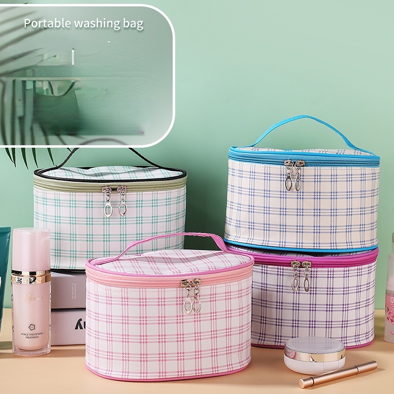 Túi Đựng Mỹ Phẩm Da PU Chống Thấm Nước Sức Chứa Lớn Thời Trang