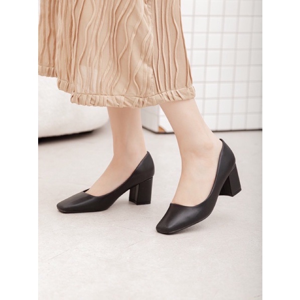 Giày Cao Gót 5cm Mũi Vuông X558