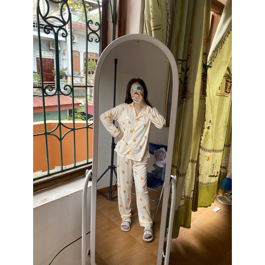 Đồ Ngủ Pizama Hàng Chất Lượng Dễ Thương Phong Cách Hàn Quốc Cho Nữ