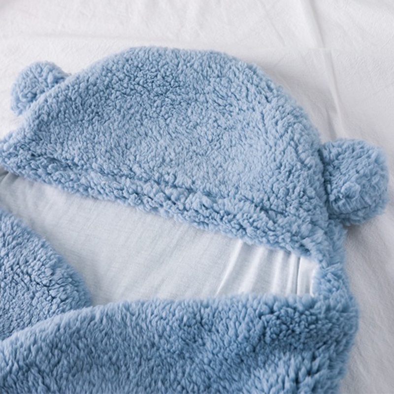 Babyfair. Chăn quấn trẻ em Polyester Len Mô hình hoạt Mềm mại Thân thiện với Da Túi ngủ 70cm