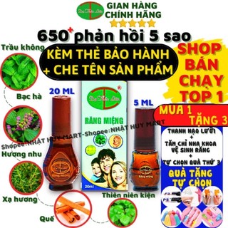 Tinh dầu răng miệng Dạ Thảo Liên sâu răng hôi miệng