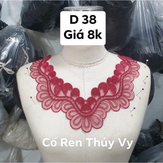 Cổ ren màu đẹp giá rẻ hình tự chụp