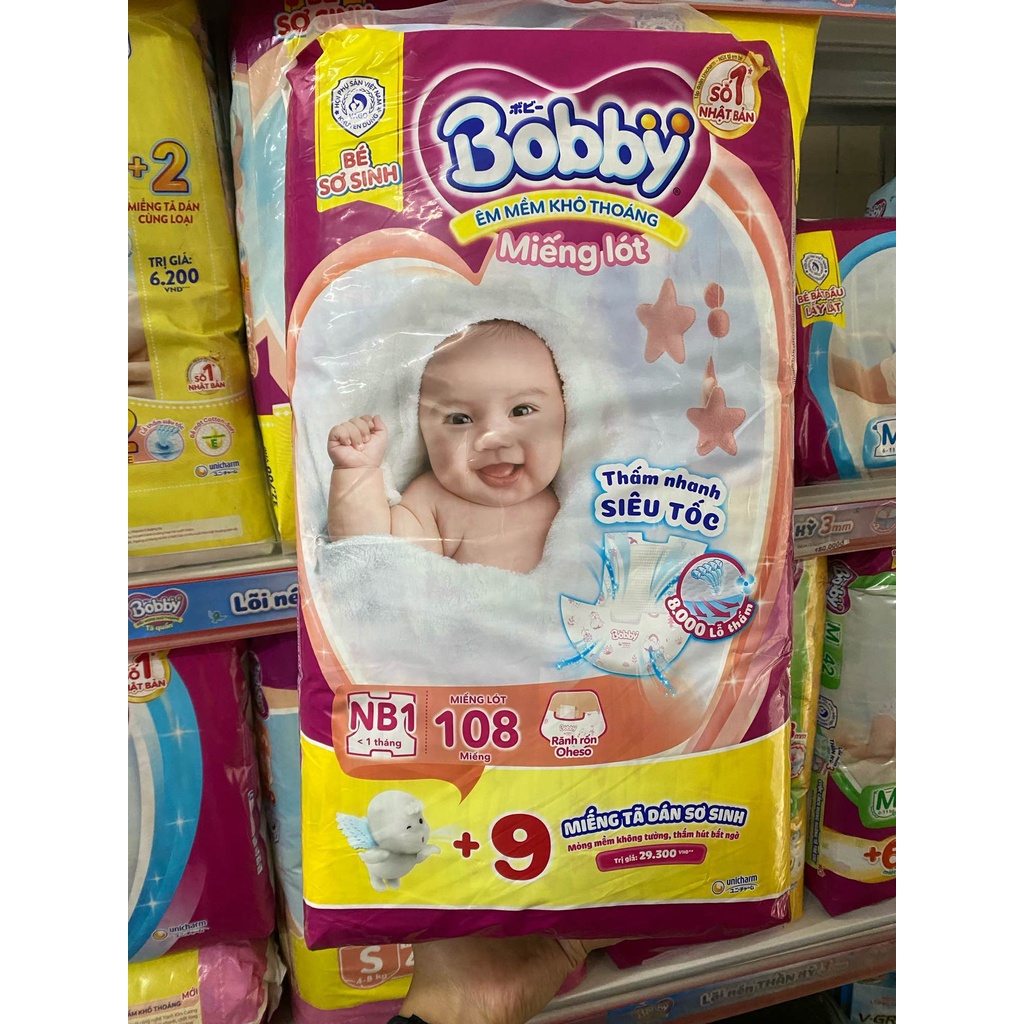 Miếng Lót Sơ inh Bobby NEWBORN