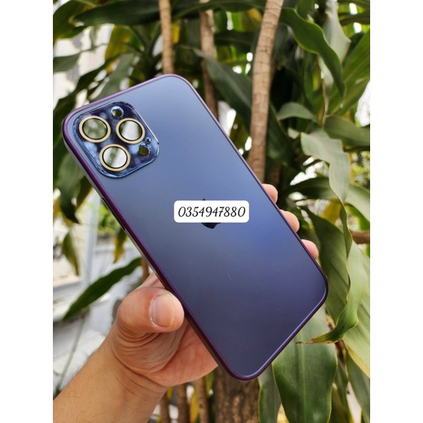 Ốp lưng Ralotrs cho iPhone 12 Pro Max, 13 Pro max, 14 Pro, 14 Pro Max lưng nhám bảo vệ cụm camera siêu đẹp