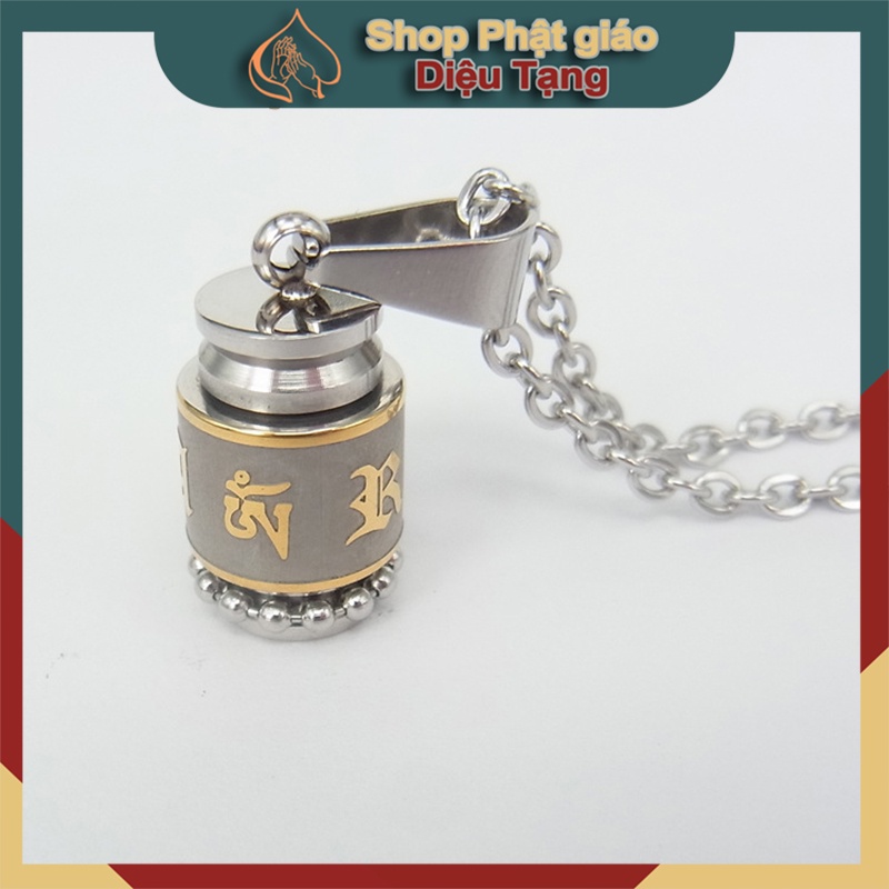 Dây chuyền bằng thép không rỉ đã an trí thần chú Lăng Nghiêm