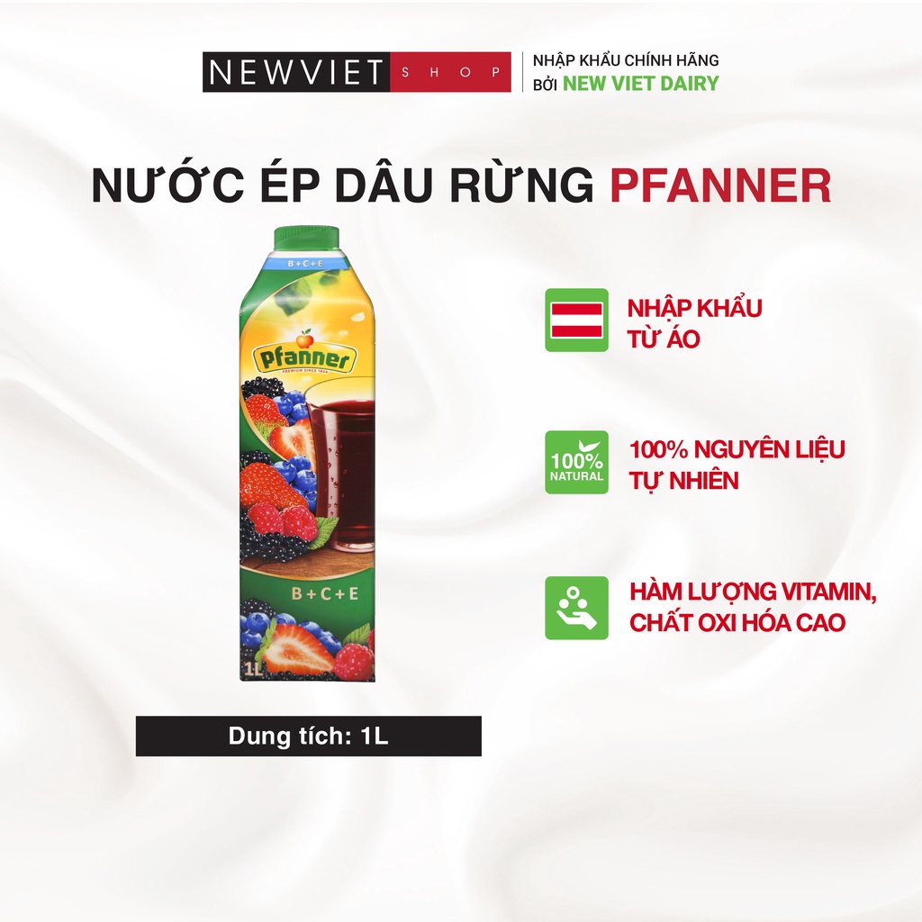 Nước ép dâu rừng Pfanner 1L