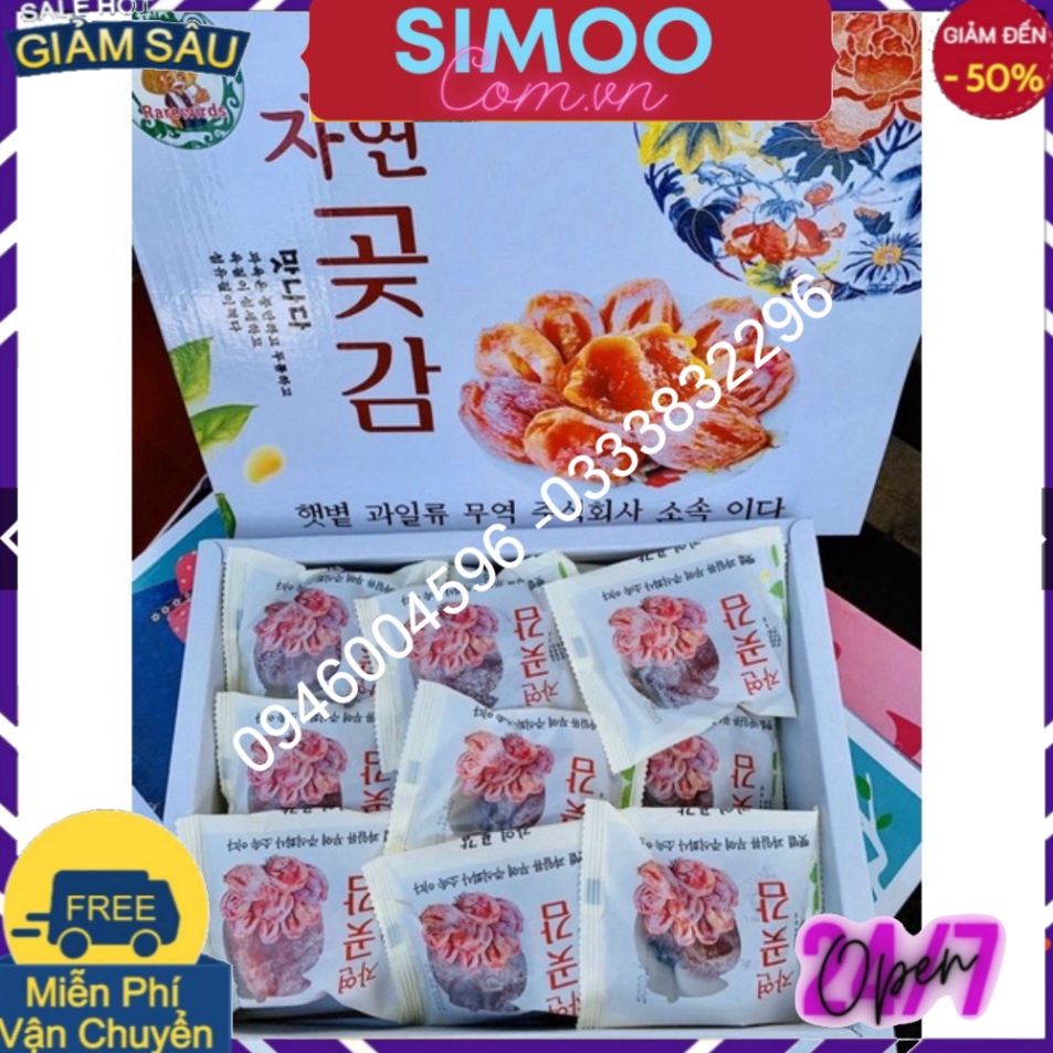 Hồng Dẻo - Hồng Mật Treo Gió Hàn Quốc Hộp 1kg Cao Cấp