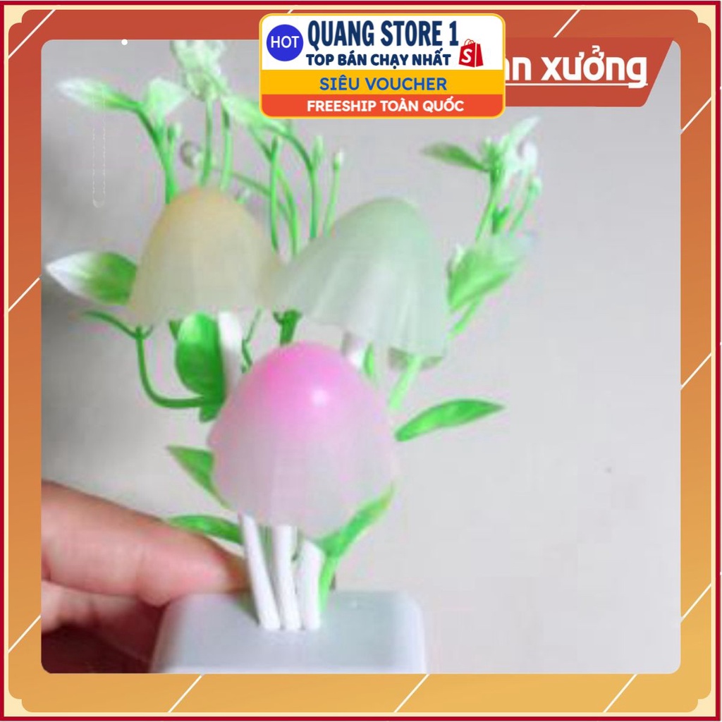 Sẵn hàng Đèn ngủ cảm ứng hình nấm .