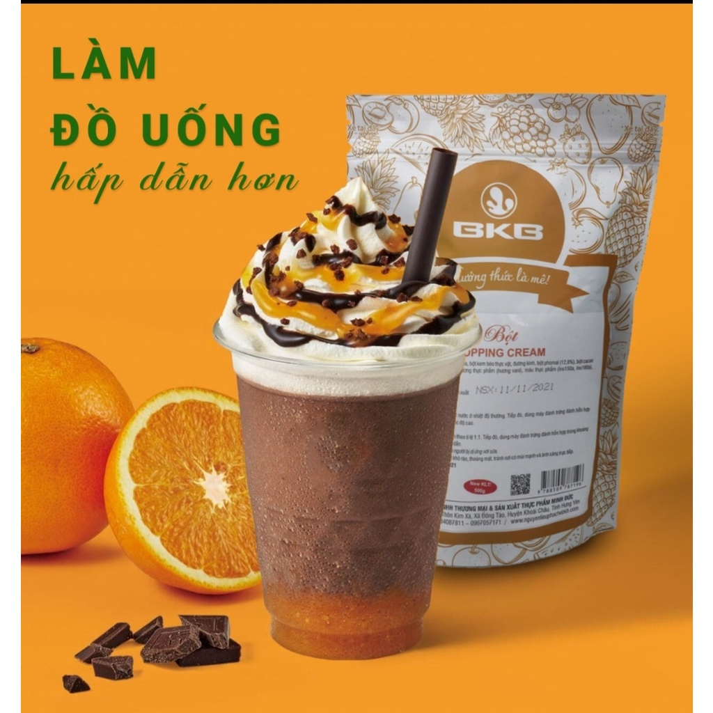 (PVT) Bột Topping Cream BKB thay rich