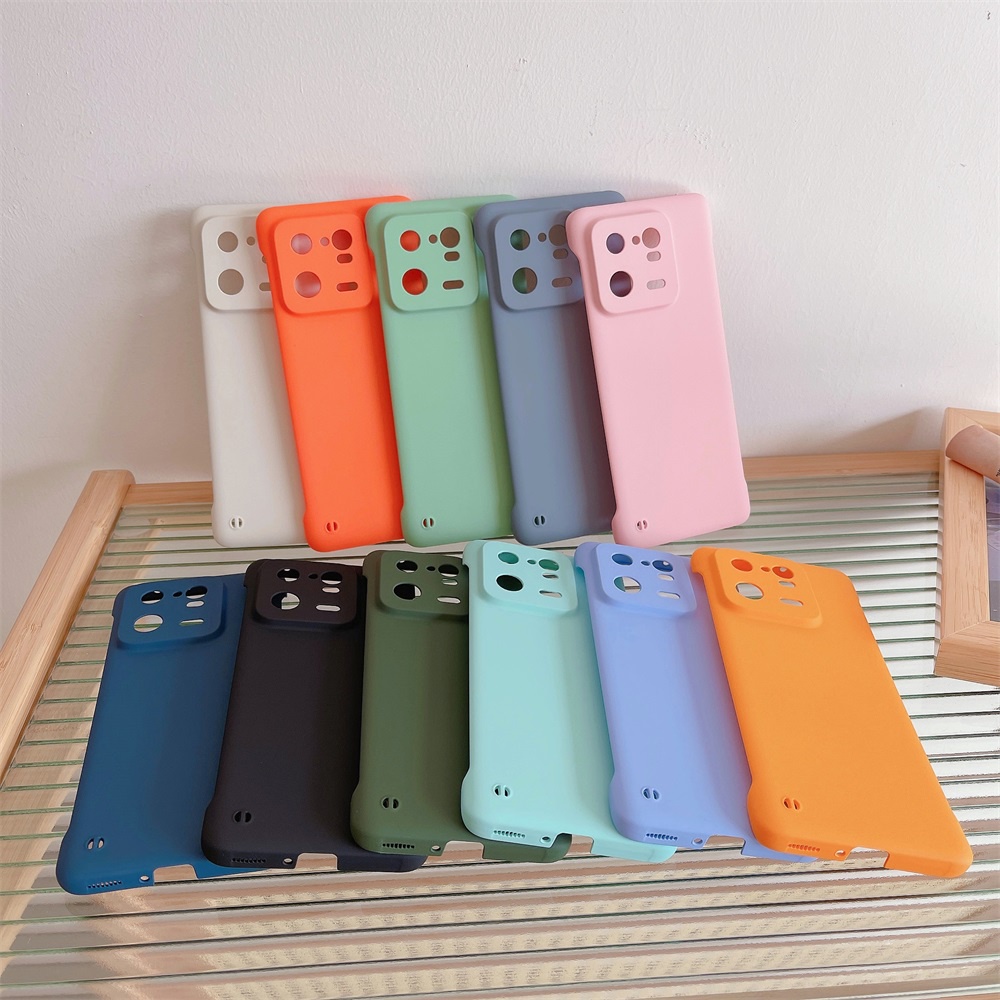 Ốp Điện Thoại PC Cứng Màu Kẹo Trơn Cho Xiaomi Mi 13 Pro 13Pro 5G