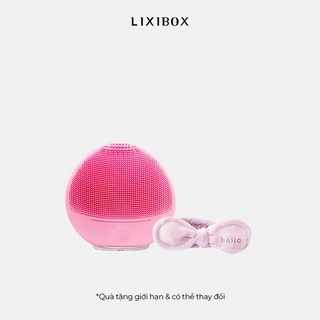 Combo Máy rửa mặt dành cho da nhạy cảm Halio Sensitive-Baby Pink và Băng Đô