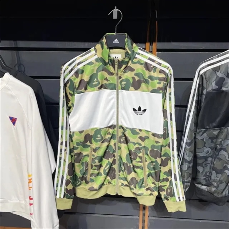 Áo Khoác Thể Thao 100% Chính Hãng Thêu Logo Phối Màu Tương Phản Thời Trang Thu Đông Cho Cặp Đôi