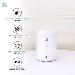 MÁY HÂM SỮA DI ĐỘNG CHIBE CB020