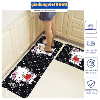 Sét thảm siêu thâm hút nhà bếp - Thảm bếp 3D Set 2cai size