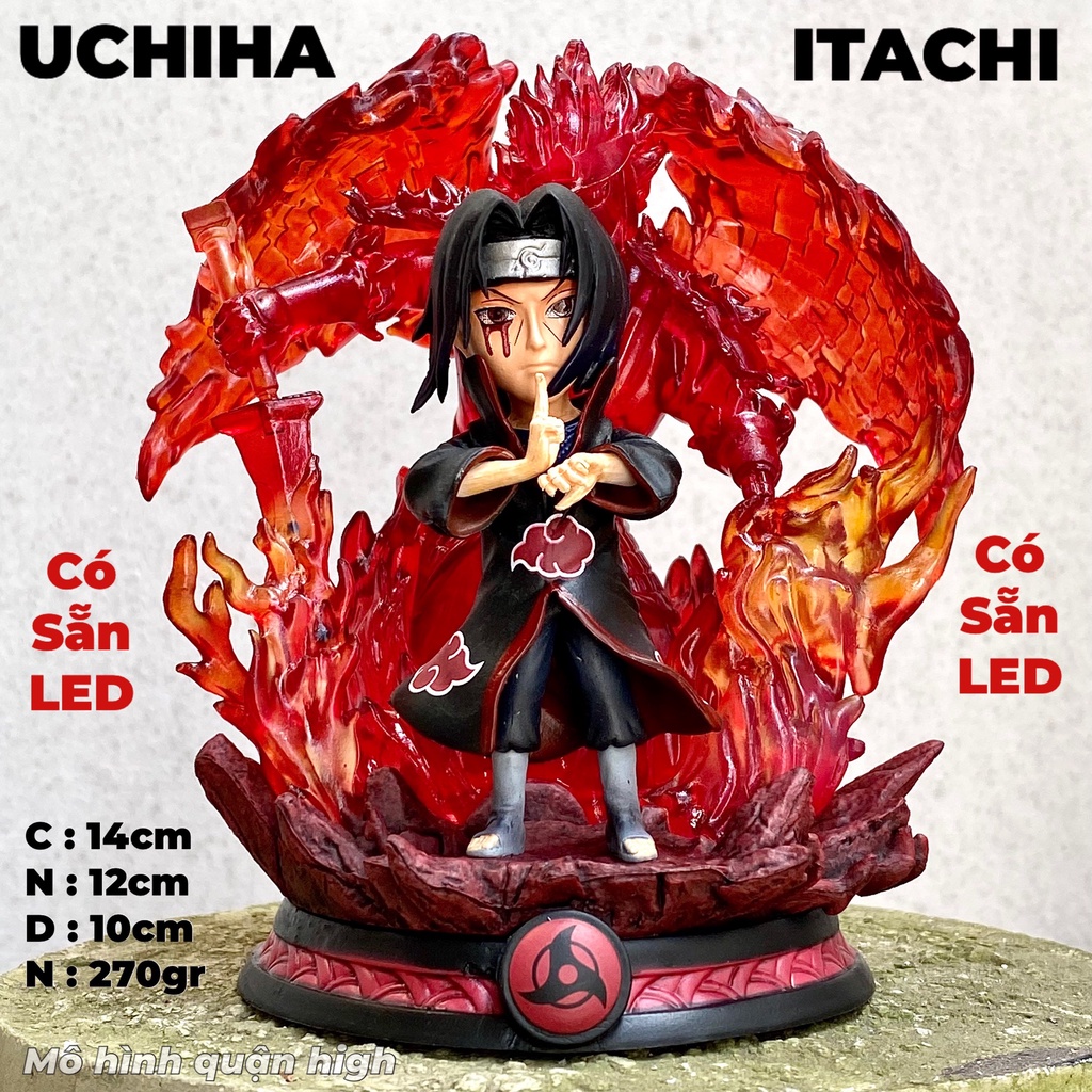Mô hình Uchiha Itachi Susano có LED cực đẹp - Itachi Susano cao 14cm - mô hình nhân vật itachi phim naruto - Itachi fig