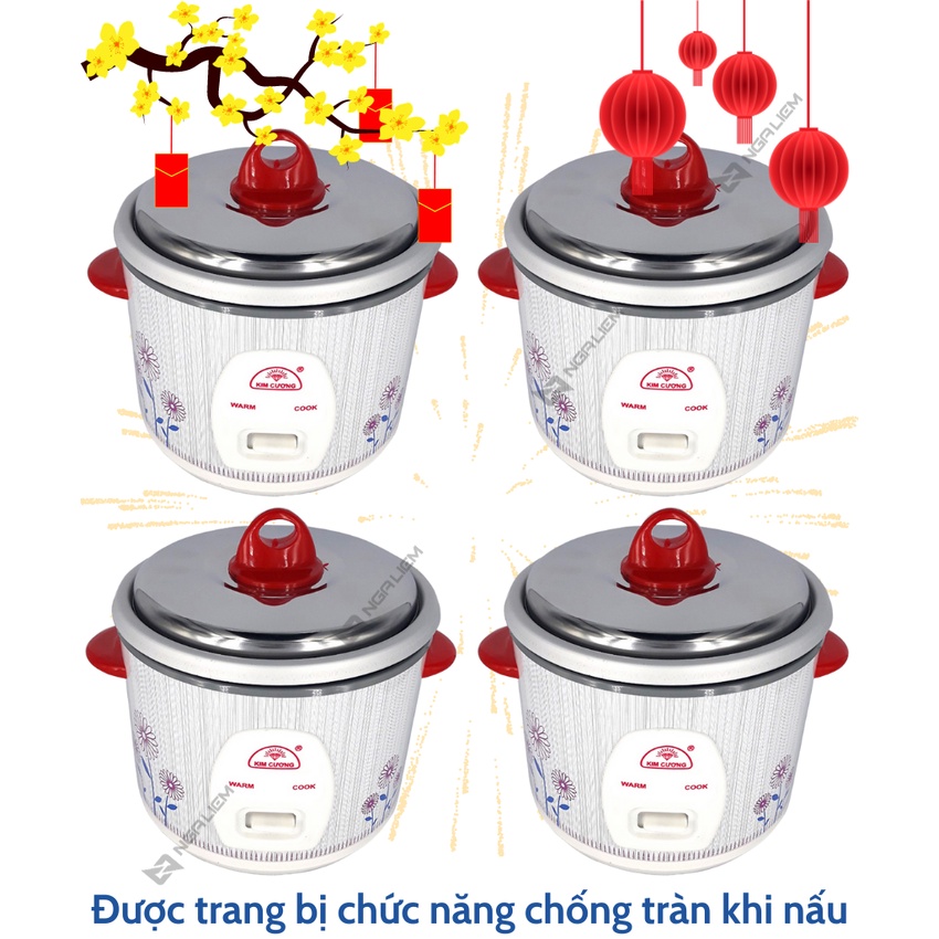 Nồi Cơm Điện 2.2 lít Kim Cương