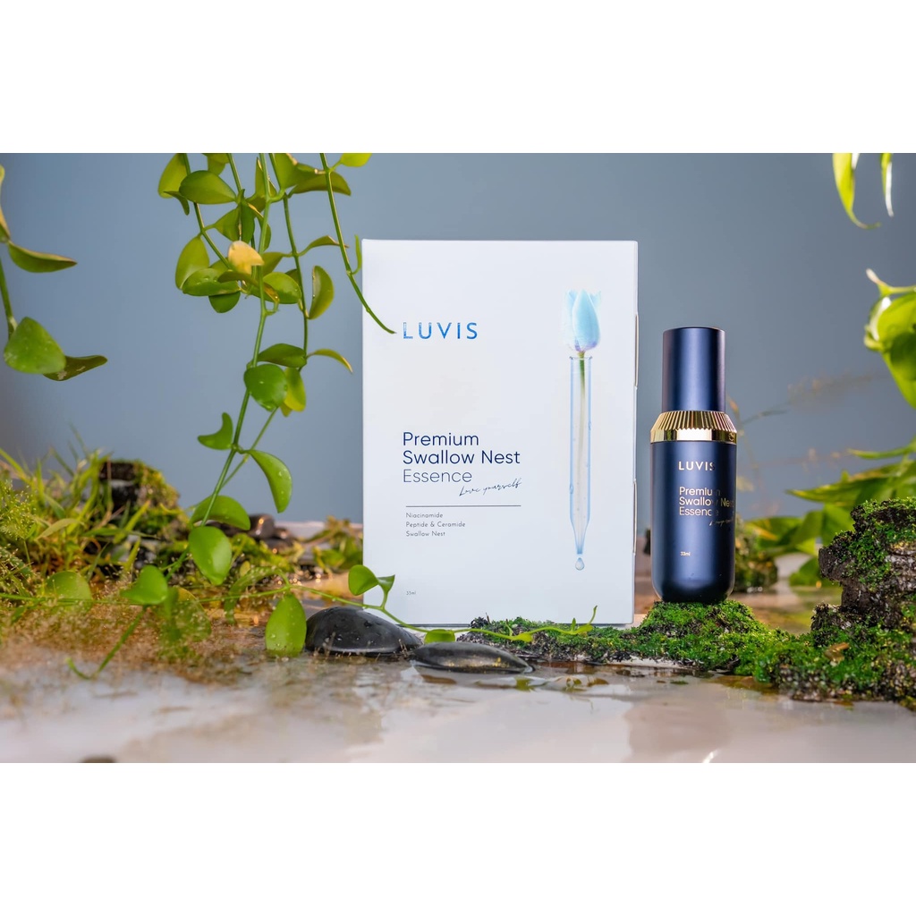 Freeship Combo Dưỡng Trắng LUVIS Face Tổ yến & Essence