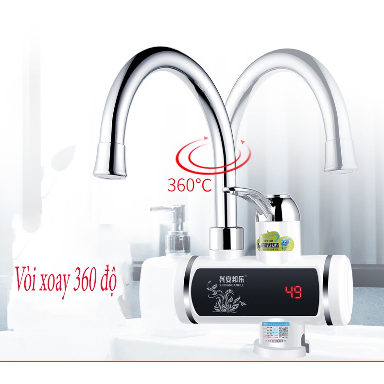 Máy nước nóng lạnh lắp tại vòi KAW K198 - Hàng chính hãng bảo hành 1 đổi 1