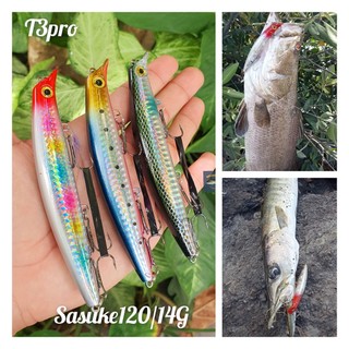 Mồi giả câu lure kingdoom120 câu cá chẽm,mú,nhồng,chét,măng 12cm/14g