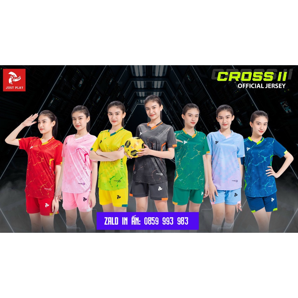 Bộ Quần Áo Bóng Đá Chính Hãng Thun Lạnh Cao Cấp Cross II JP