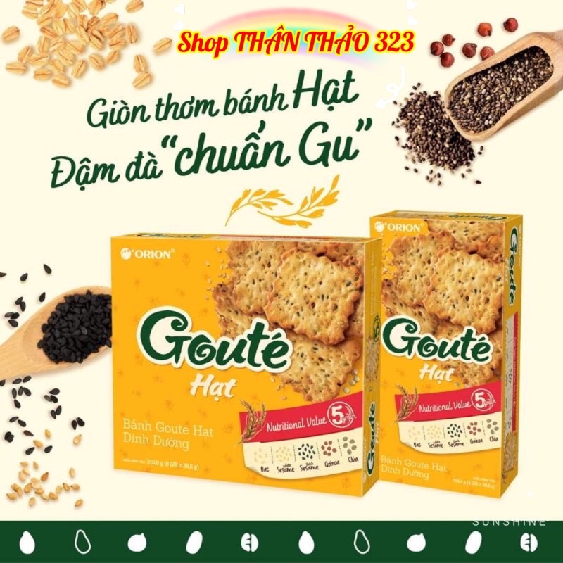 Bánh Quy Mè Goute Giò Tan / Goute Hạt Thơm Béo