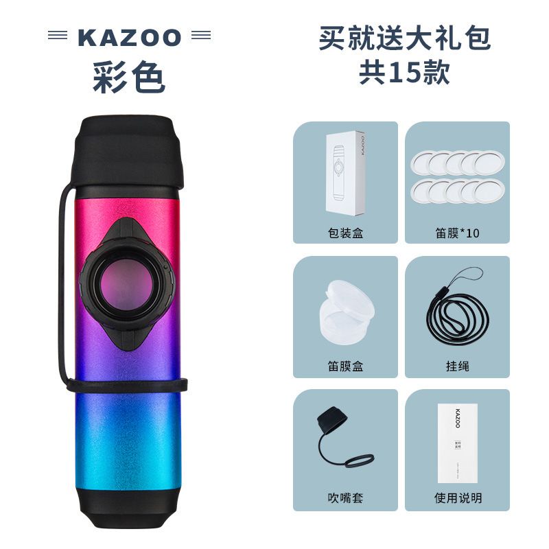 Sáo kazoo Bằng Kim Loại Chuyên Nghiệp Cho Người Mới Bắt Đầu Học