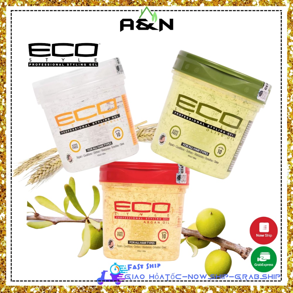 Eco Style gel vuốt tạo kiểu mọi loại tóc nam nữ - 473ml