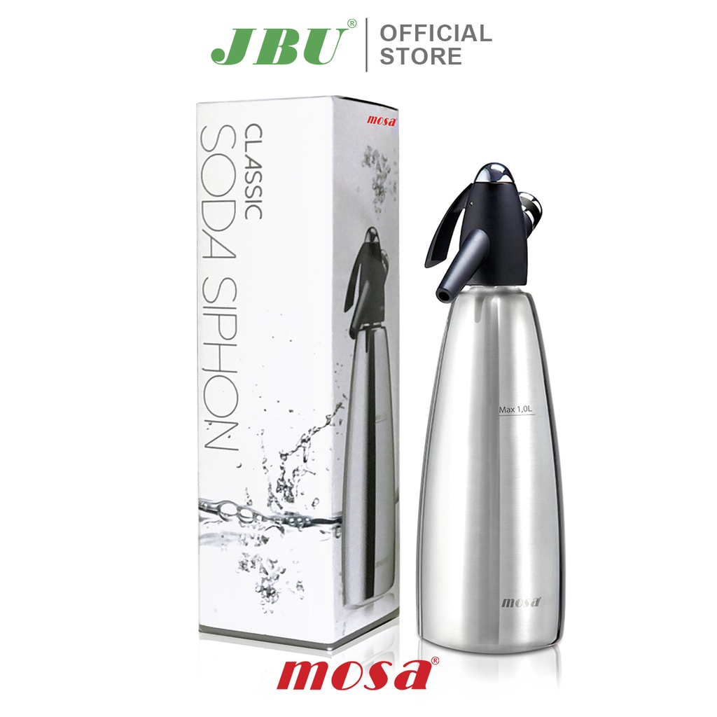 Bình làm soda SODA inox MOSA CHÍNH HÃNG - CLASSIC SODA SIPHON