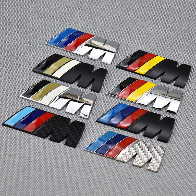 Logo 3D Dán Trang Trí Xe Hơi BMW G01 F20 G30 F30 F31 E36 E39 E87 E60 E46 E91 X1 X3 X5 E53 Đẹp Mắt