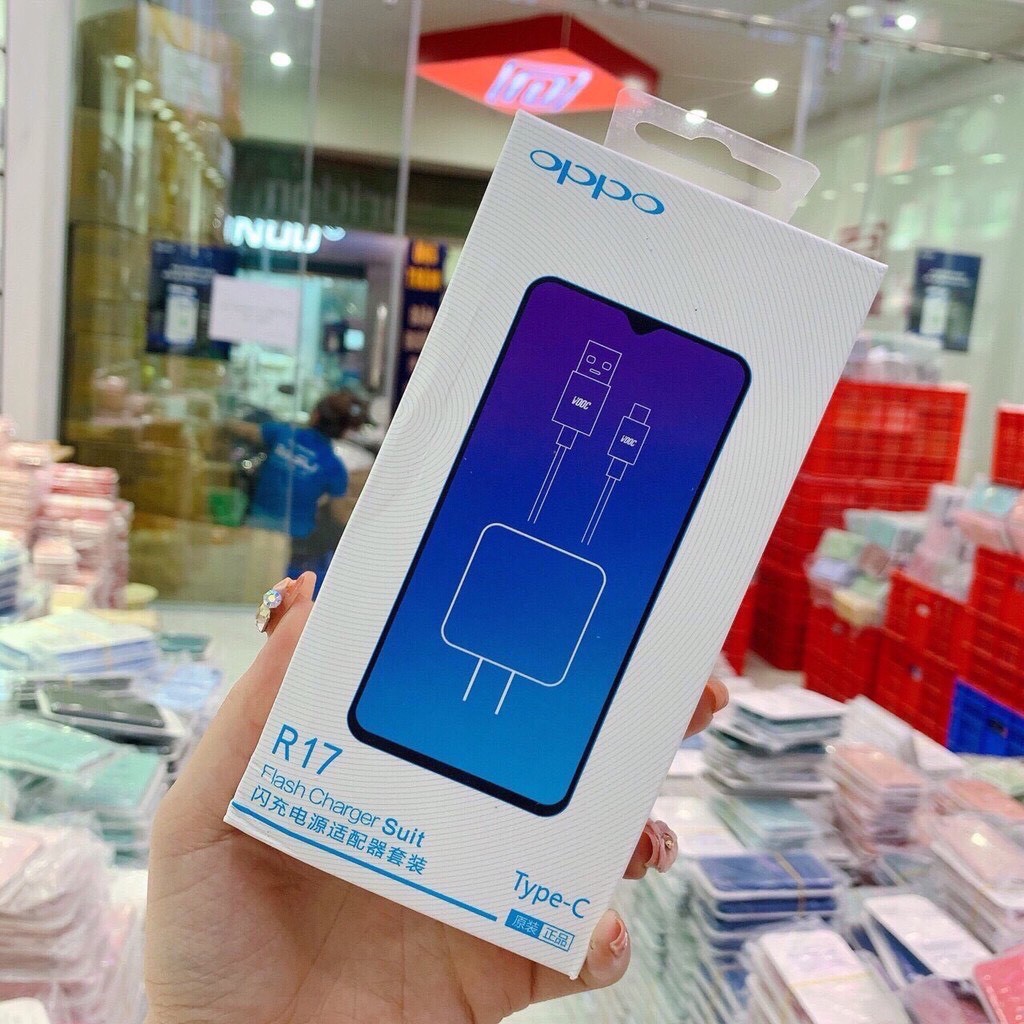 Sạc nhanh Oppo Vooc 3.0 R17 kèm dây sạc Oppo Type C và Micro DYDX Bảo hành lỗi 1 đổi 1 trong 30 ngày