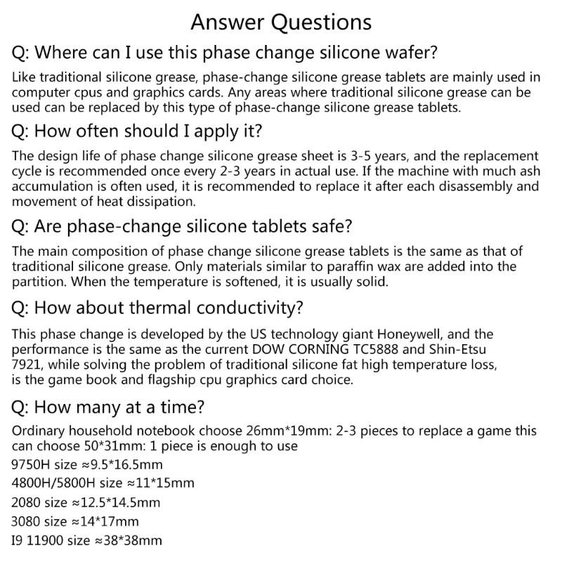 ✿ Đệm Silicone Dẫn Nhiệt Honeywell PTM7950 Phase Cho Máy Tính