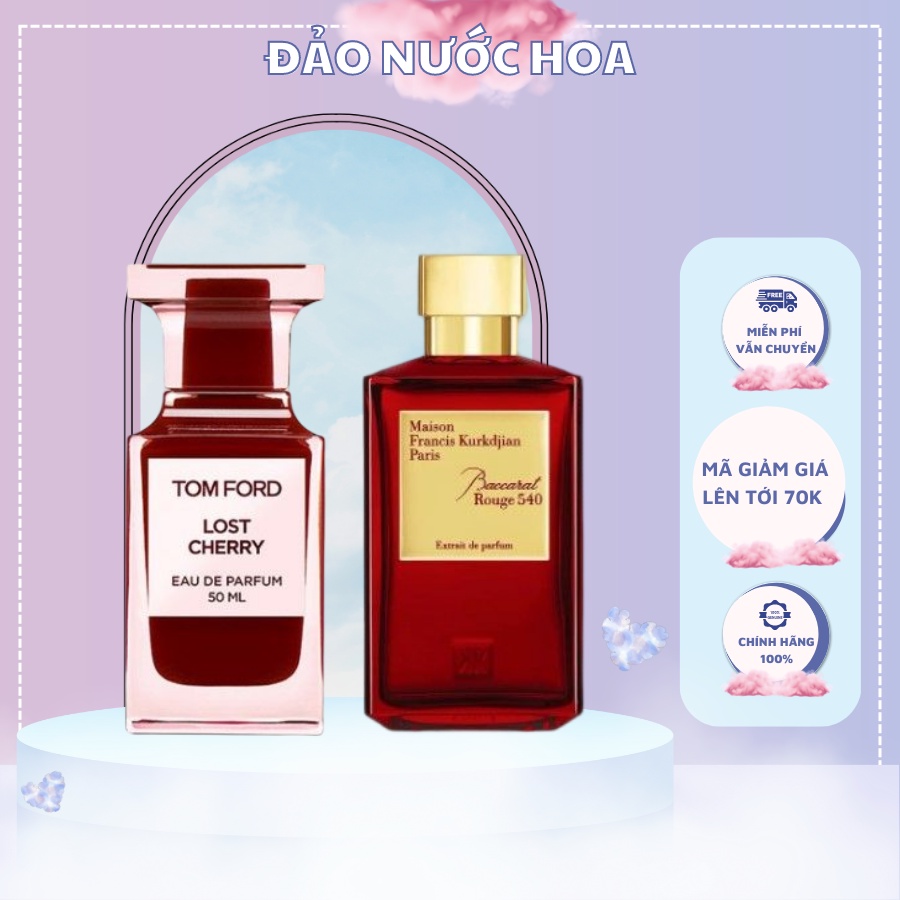 Combo nước hoa chiết maison đỏ 10ml + tomford cherry 10ml dùng là thơm gợi cảm siêu quyến rũ đảo nước hoa -B5