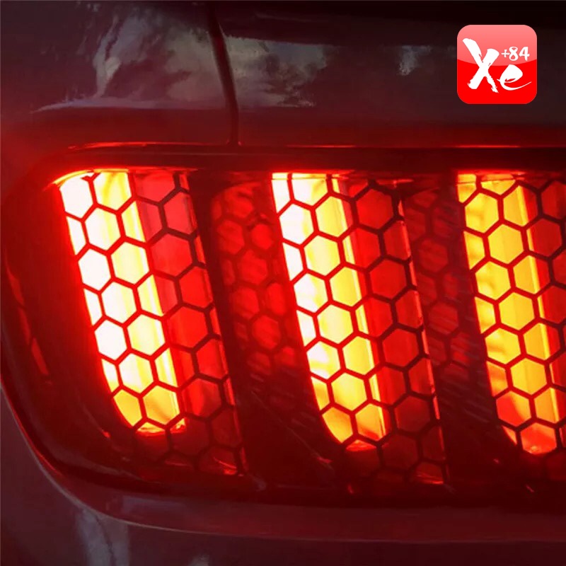 Decal trang trí đèn hậu