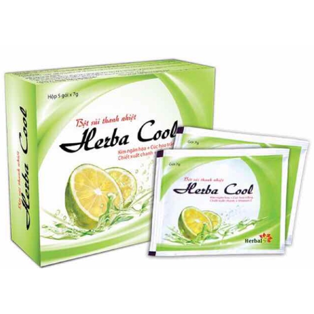 1 Hộp  thanh nhiệt herbacool