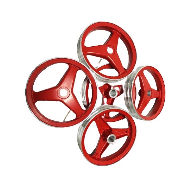 Buly máy rửa xe đầu rời chạy dây curoa | Buly đầu xịt rửa áp lực | 1 HP & 2 HP