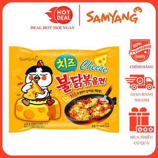 Mì Khô Gà Cay Vị Phô Mai Samyang Gói 140G nội địa Hàn Quốc