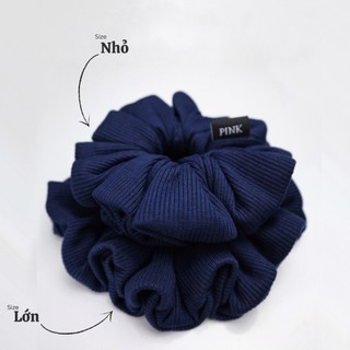 Scrunchie Dây Cột Tóc Thun Gân